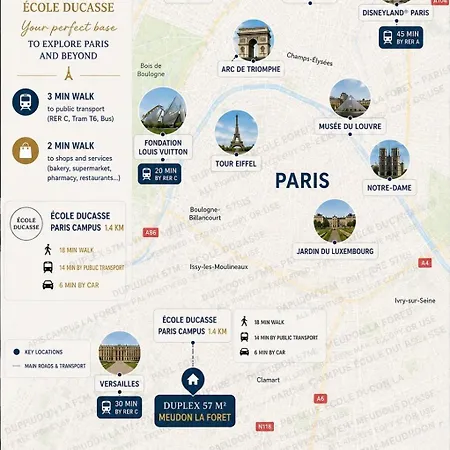 Dupleix 57m2 Avec Terrasse Pres De Paris *